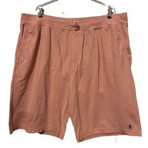 Polo Ralph Lauren Mens Pink 100% Cotton Athletic Lounge Shorts 2XLT